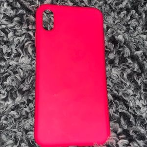Hot Pink iphone xs max case